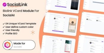 SocialLink – Biolink VCard Module For SocialAI