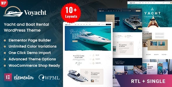 Voyacht – Yacht and Boat Rental WordPress Theme 6.0