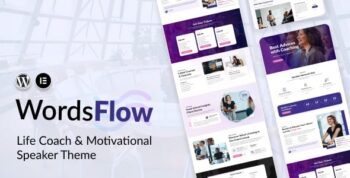 Wordsflow – Life Coach & Motivational Speaker Theme