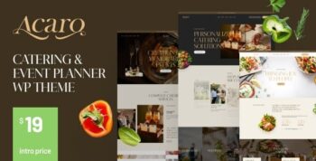 Acaro – Catering & Event Planner WP Theme