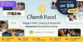 Church Fund – Religion, NGO & Charity WordPress Theme 1.0.2