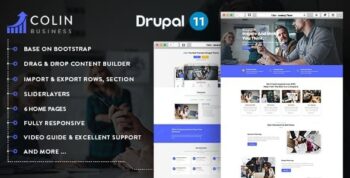 Colin – Responsive Multipurpose Business Drupal 11 Theme 1.1