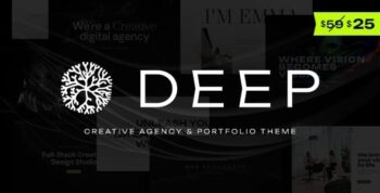 Deep - Creative Agency & Portfolio WordPress Theme 1.1