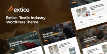 Extice – Textile Industry WordPress Theme