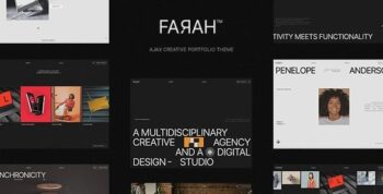 Farah – AJAX Creative Portfolio WordPress Theme 1.5.0