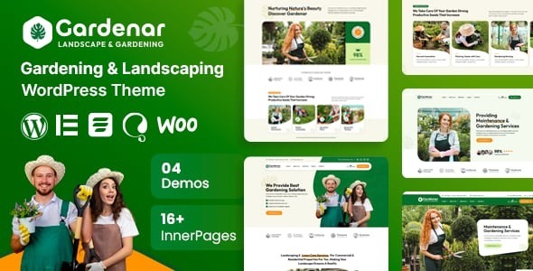 Gardenar – Gardening and Landscaping WordPress Theme 1.0.1