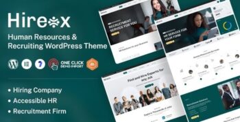 Hireox – Human Resources & Recruiting WordPress Theme 1.1