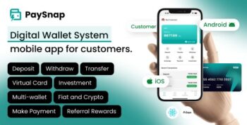 PaySnap – Digital Wallet Customer React Native Expo App