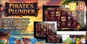 Pirates Plunder – HTML5 Slot Machine