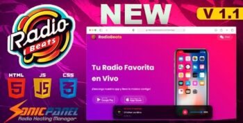 Radio Beats – Todo Players HTML5 ShoutCast, Icecast 1.1