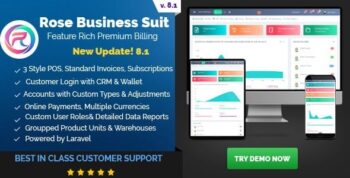 Rose Business Suite – Accounting, CRM and POS Software v8.1 b151