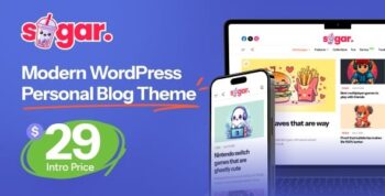 Sugar – Modern WordPress Personal Blog Theme 1.0.3