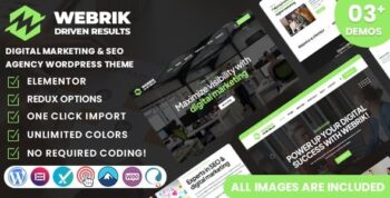 Webrik – Digital Marketing & SEO Agency WordPress Theme 1.1