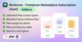 Workzone – Freelancer Marketplace Subscription (SaaS) Plugin 2.0.0
