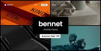 Bennet – Creative Portfolio WordPress Theme 1.7