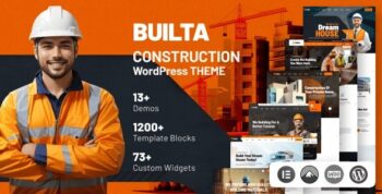 Builta – Construction WordPress Theme 1.0.3