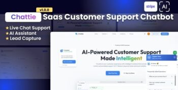 Chattie – Saas Customer Support Chatbot 1.3.3