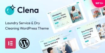 Clena – Laundry Service & Dry Cleaning WordPress Theme 1.06