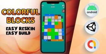 Colorful Blocks Puzzle – (Unity – Admob – Game)