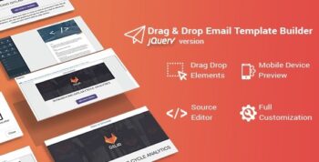 Drag & Drop Email Template Builder for jQuery 1.7