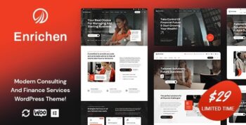 Enrichen – Consulting And Finance Services WordPress Theme