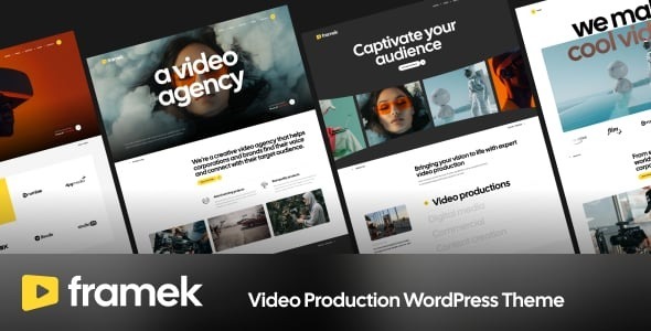 Framek – Video Production WordPress Theme