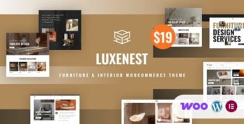 LuxeNest – Furniture & Interior WooCommerce WordPress Theme