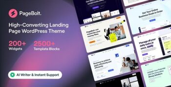 PageBolt – Landing Page WordPress Theme 3.2.6