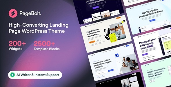 PageBolt – Landing Page WordPress Theme 3.2.6