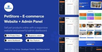 Petstore E-commerce Website | E-commerce Platfrom for Pets