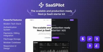 SaasPilot – Next.js SaaS starter kit (Mongo db, PostgreSQL, Supabase, Stripe)