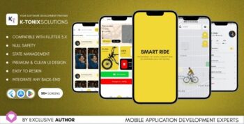 SmartRide | Modern E-Bike Tracker | Rider lifestyle | Flutter Ui