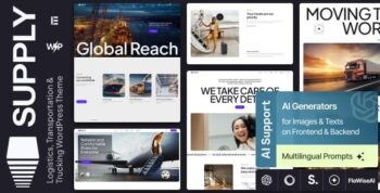 Supply - Logistics, Transportation & Trucking WordPress Theme