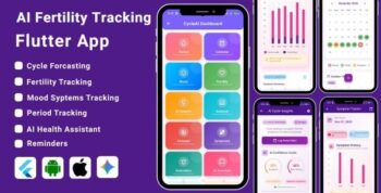AI Fertility Tracking Flutter App | Ovulation & Period Tracker | Smart Women’s Health Assistant