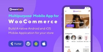 DreamCart - Flutter E-commerce Mobile App for WooCommerce 1.0.1