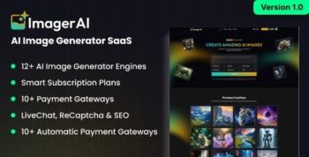 ImagerAI - AI Image Generator SaaS
