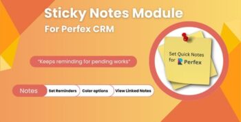 Sticky Notes Module For Perfex CRM 1.0.4