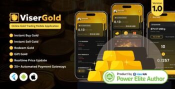 ViserGold - Online Gold Trading Flutter App