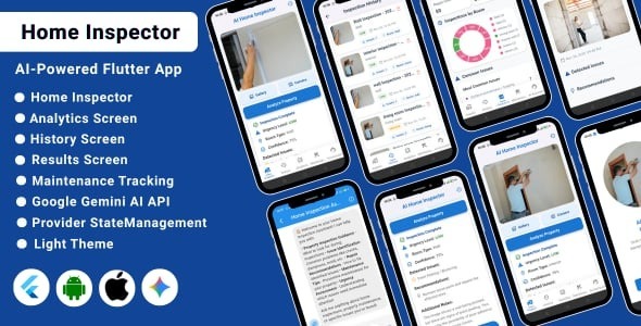 Gallery Detail: AI Home Inspector Flutter App Home Inspection Maintenance App