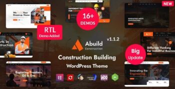 Abuild – Construction WordPress Theme 1.1.2