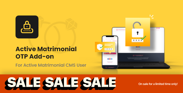 Active Matrimonial OTP add-on 1.5