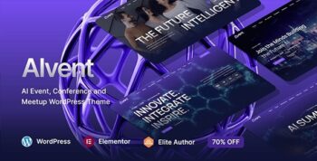 Aivent – AI Event, Conference and Meetup WordPress Theme 1.0.4