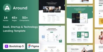 Around – SaaS, Startup & Technology HTML Landing Page Template