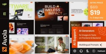 Avola – IT Buiness & Digital Company WordPress Theme