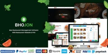 Bhojon – Best Restaurant Management Software with Restaurant Website 4.1 + 4 Add-ons [Qr Order, Tax Setting, Loyalty, Razor Payment]