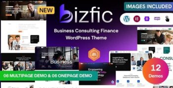 Bizfic – Business Consulting & Financial Advisors Modern WordPress Theme 1.6