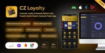 CZ Loyalty – Customer Loyalty & Rewards Platform | Admin Panel & Customer Android IOS App 1.0.2