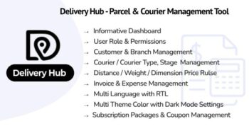Delivery Hub SaaS – Parcel & Courier Management Tool 1.4