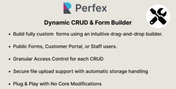 Dynamic CRUD & Form Builder for Perfex CRM