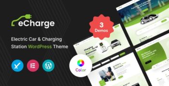 Echarge – Electric Vehicle Charging Station WordPress Theme 1.5